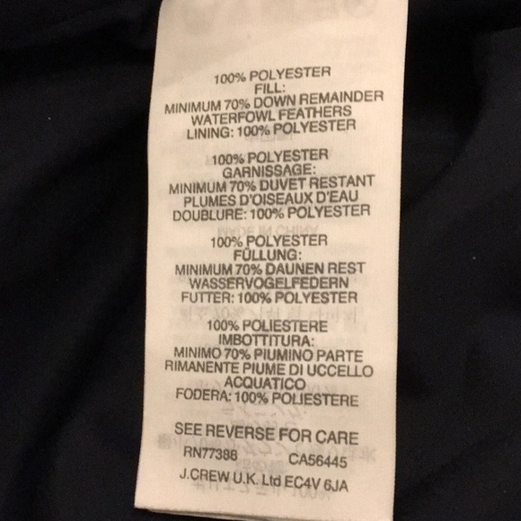 J CREW PUFFER VEST. SIZE LARGE. RED/BLACK CHECK - Picture 5 of 6